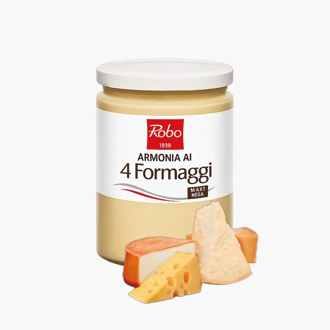 Robo Cremă Armonia cu patru brânzeturi 4 Formaggi, 540 g, cremă pentru sosuri