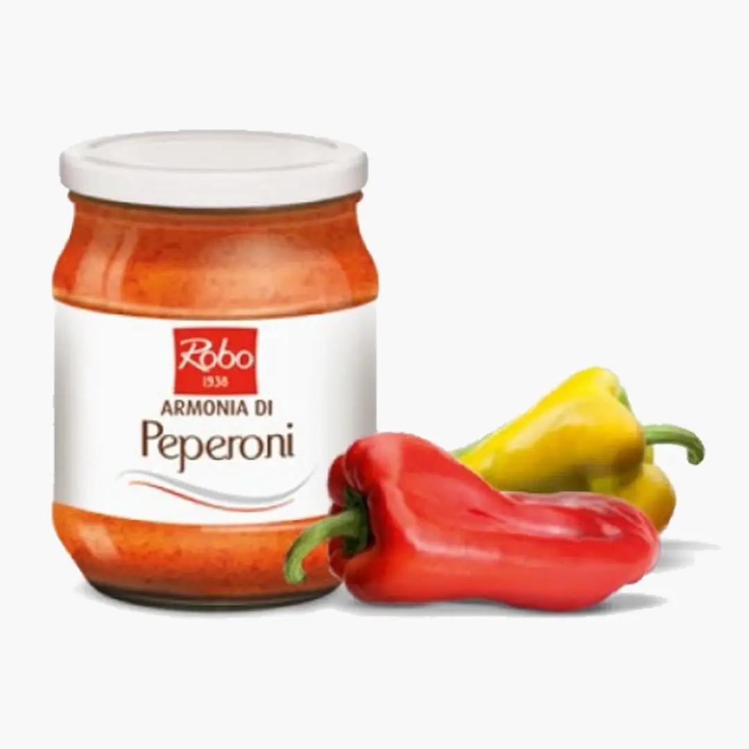 Robo Cremă de ardei copți, 500 g, preparat pentru tartine, paste și sosuri