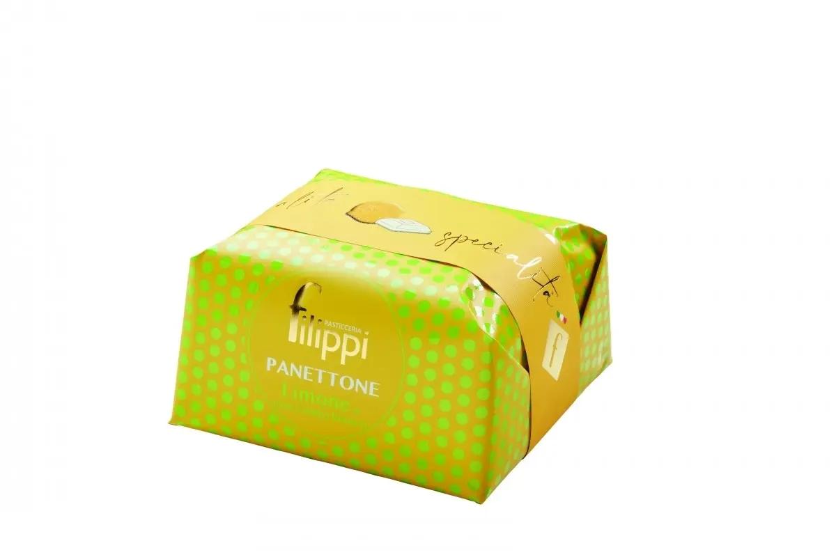 Filippi Panettone cu lămâie și ciocolată albă 500 g, desert italian