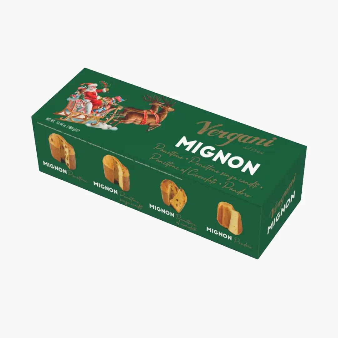 Vergani 4 Mini Panettone Clasici, Cutie Asortata Vergani, 380 gr - Supermarket | Webcoffee