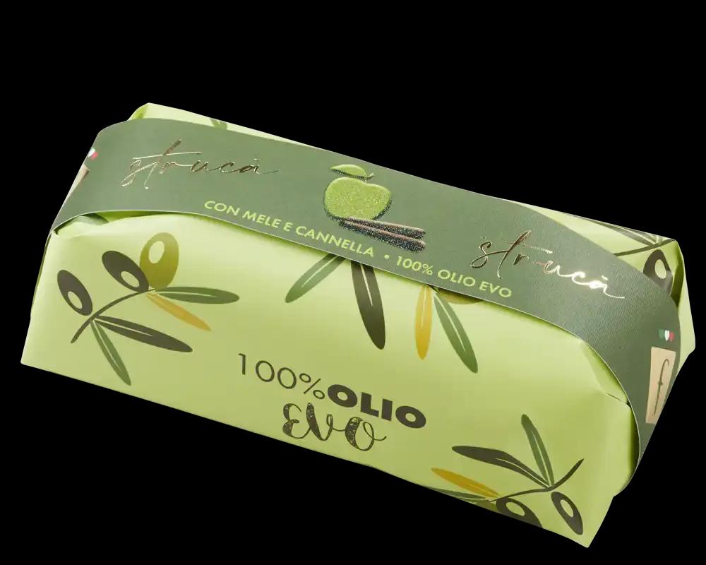 TeaForte Cozonac Struca cu ulei de masline 100 %, cu mar si scortisoara Pasticceria Filippi 500g | Webcoffee
