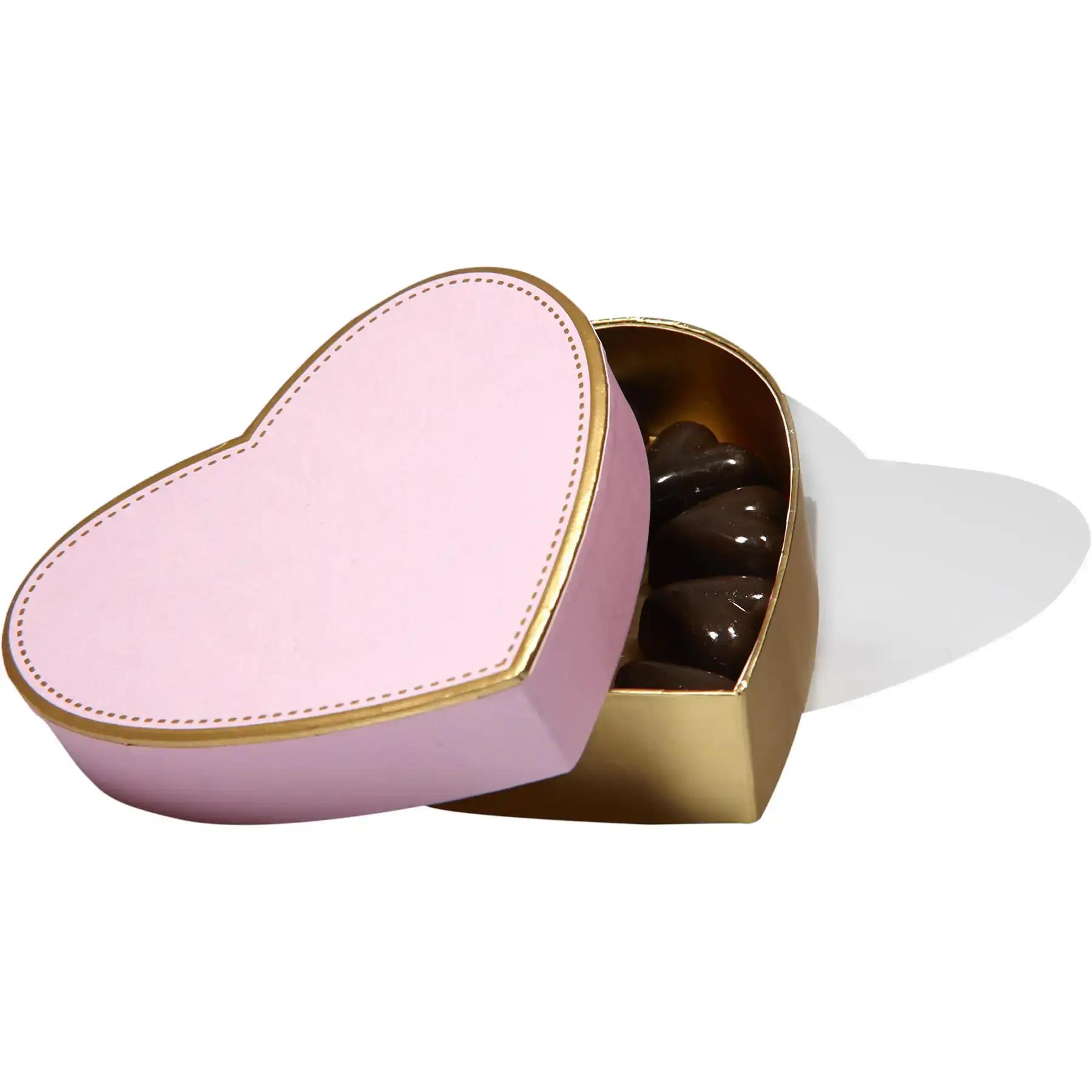 TeaForte Cutie cu 9 praline belgiene asortate Valentino Blush Bloom Heart