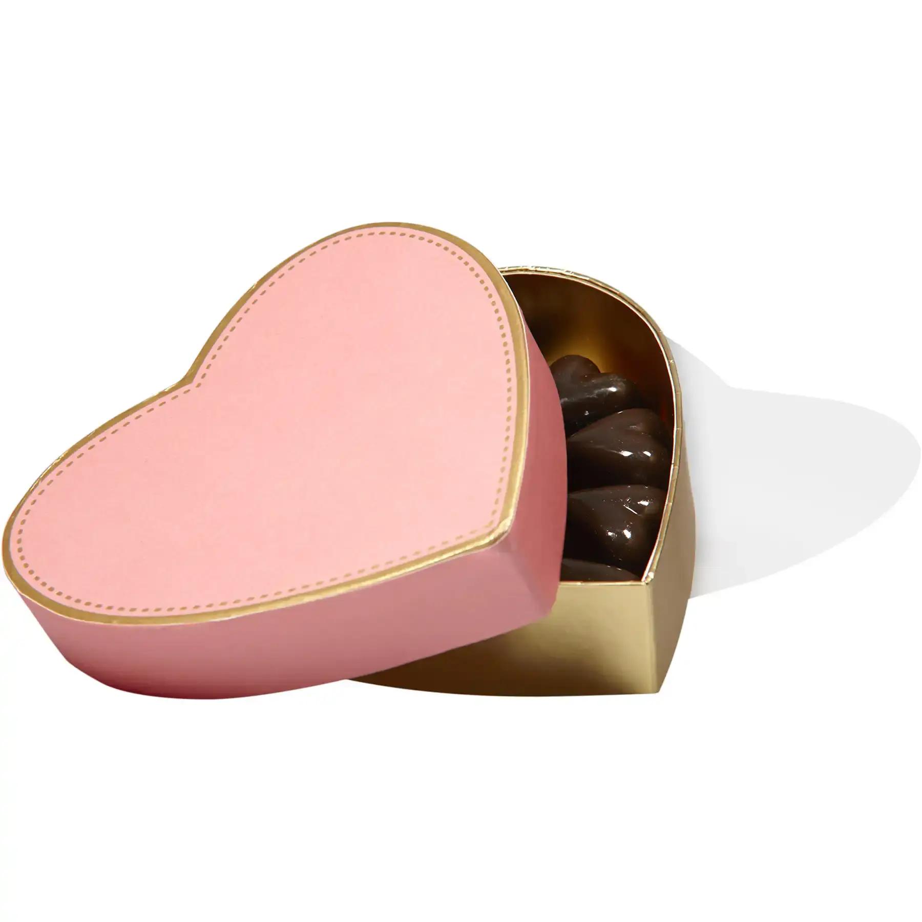 Valentino Chocolatier Cutie cu 9 praline belgiene asortate Coral Glow Heart