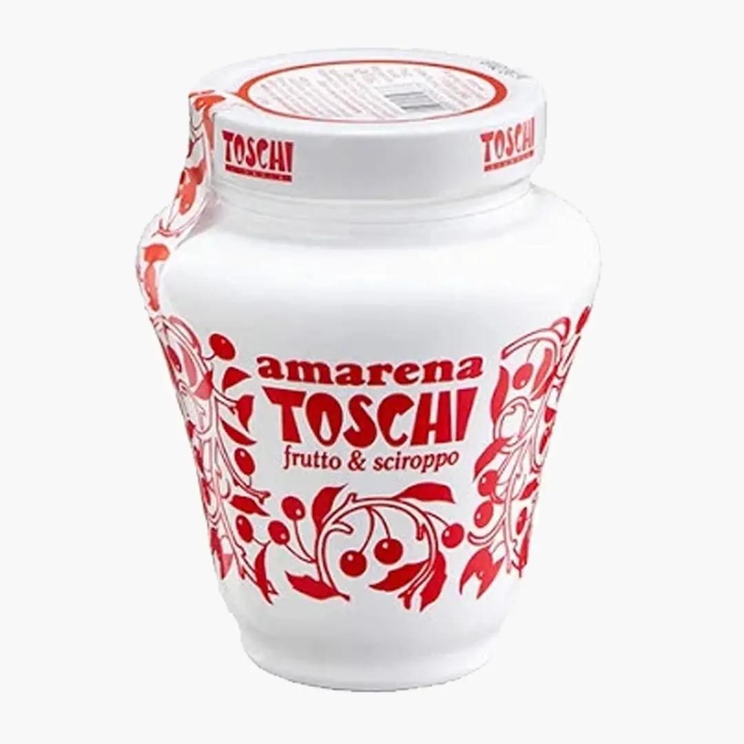 Toschi Amarene (Cireșe amare) Anforetta 510 g, cireșe amare în sirop