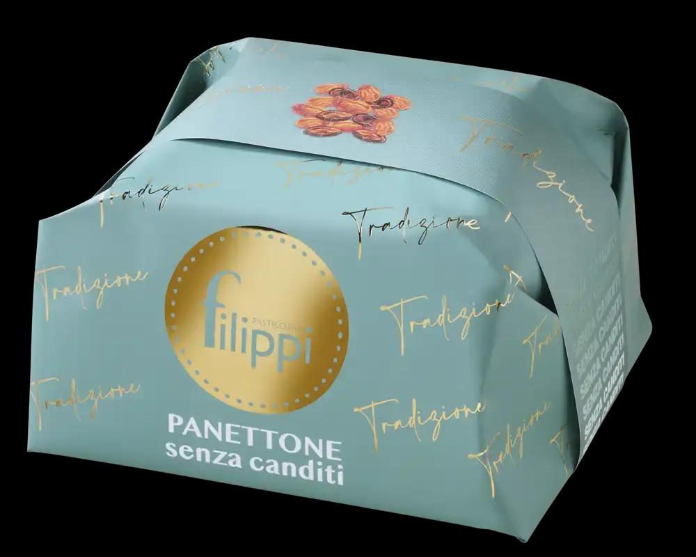 Pasticceria Filippi Panettone clasic cu stafide 500 g, produs de patiserie